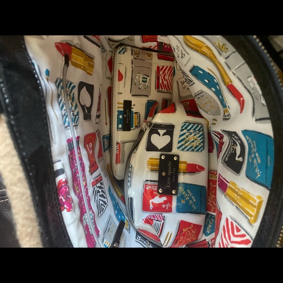 Kate Spade Tote with Matching Wallet and Makeup Bag - Picture 4 of 5